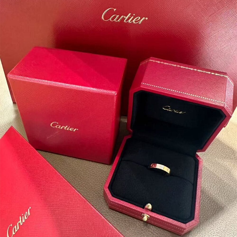 ✅Authentic Cartier LOVE ring, small model, rose gold, size: 8